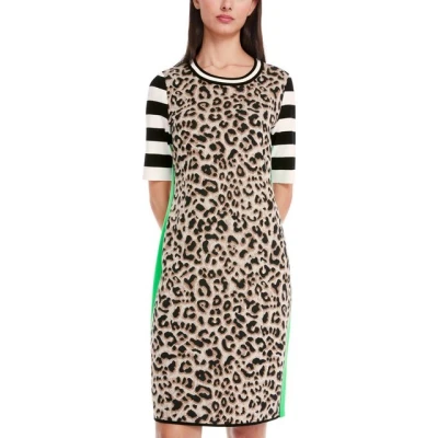 Abbildung von Marc Cain Strickkleid multicoloured, Damen, Größe: 40, Multi coloured