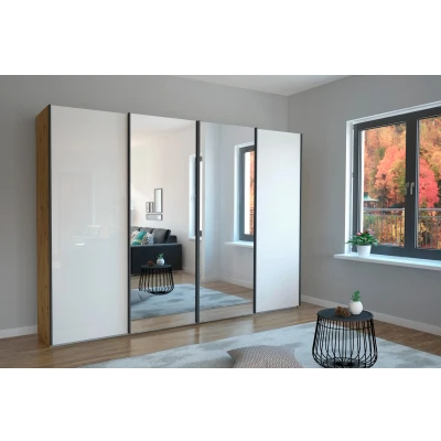 Abbildung von WIEMANN Schwebetürenschrank &quot;Monaco&quot;, hochwertige Glas und Spiegelfront