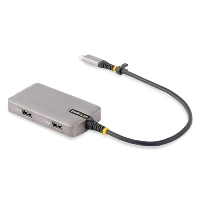 Abbildung von StarTech.com USB C Multiport Adapter, 4K 60Hz HDM mit HDR, 3 Port Hub, 100W Power Delivery Pass Through, Typ Mini Docking Station, Windows/macOS/ChromeOS/iPadOS/Android (104B USBC MULTIPORT)