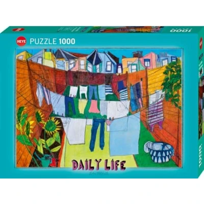 Abbildung von HEYE Puzzle in The Courtyard / Daily Life, 1000 Puzzleteile, Made Germany