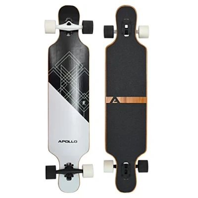 Abbildung von Apollo Longboard Twin Tip DT Fiberglas Longboards, Extrem leicht und stabil