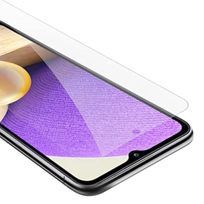 Abbildung von Cadorabo Panzer Schutz Glas für Samsung Galaxy A33 5G Schutzfolie in Ultra Klar Hüllen freundlich Gehärtetes (Tempered) Dipslayschutz Folie 9H Härte Anti Kratzer