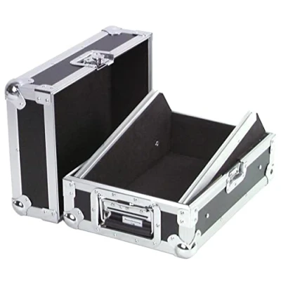 Abbildung von ROADINGER Mixer Case Road MCR 10 schräg, sw Flightcase für 254 mm Geräte (10&quot;)