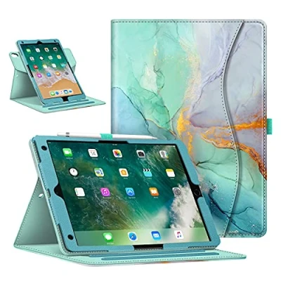 Abbildung von Fintie Schutzhülle für iPad Air (3. Generation) 26.7 cm (10.5 Zoll) 2019 / Pro 10.5 Zoll 2017 [Eckenschutz] 360 Grad drehbare Smart mit Stifthalter, Auto Sleep/Wake