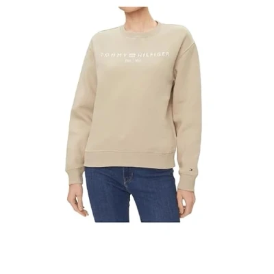 Abbildung von Tommy Hilfiger LOGO Sweatshirt, Damen, Größe: XL, Classic khaki