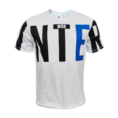 Abbildung von Inter Unisex T Shirt Oversized Wordmark Bianca Tshirt Herren, Schwarz, XXL