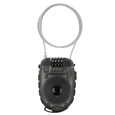 Abbildung von Aufroll Kabelschloß M Wave &quot;Lock &#039;n Roll&quot; 90 Cm X Ø2,4 Mm
