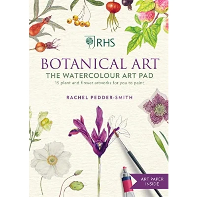 Abbildung von RHS Botanical Art Watercolour Pad: 15 plant and flower artworks for you to paint