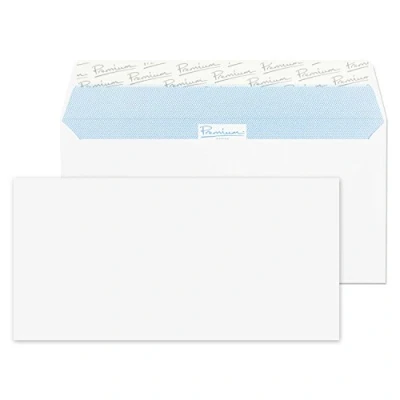 Abbildung von Blake Premium Office 32215 Briefumschläge Haftklebung Ultra Weiß DL 110 x 220 mm 120g/m² 500 Stück