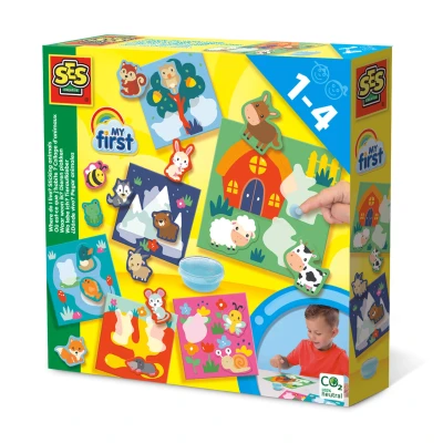 Abbildung von SES Creative My First Wo lebe ich? Tieraufkleber, Kids&#039;&#039; stickers, 1 Jahr(e), Karton, Mehrfarbig