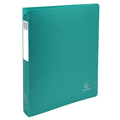 Abbildung von 10 x Exacompta Ringbuch Uni A4 Maxi PP 4 Ringe 30mm grün