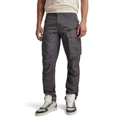Abbildung von G Star Rovic ZIP Regular Tapered Cargohose, Herren, Größe: 29x30, Grey asphalt