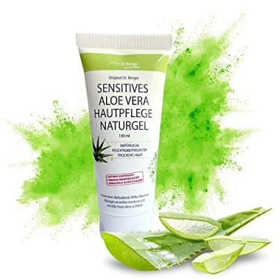 Abbildung von Original Dr. Berger Sensitives Aloe Vera Naturgel, feuchtigkeitsspendende Creme mit Bio 100 ml
