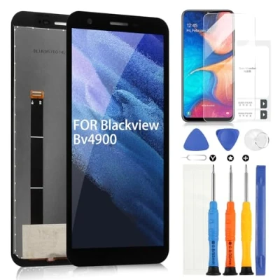 Abbildung von ARSSLY LCD Bildschirm für Blackview BV4900/BV5100/BV4900 PRO, Display, Digitizer, Touchscreen, Ersatz mit Werkzeug (schwarz)