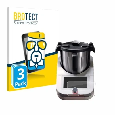 Abbildung von BROTECT Schutzglas für Ufesa TotalChef RK7 (3 Stück) Schutzfolie Panzer Folie Glas [Extrem Kratzfest 9H, Anti Fingerprint, Ultra Transparent]