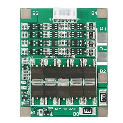 Abbildung von Lithium Batterie Ladeplatine 4S 30A PCB Schutzplatine Batteriezelle 3.2V BMS Ladegerät Modul Li Ion