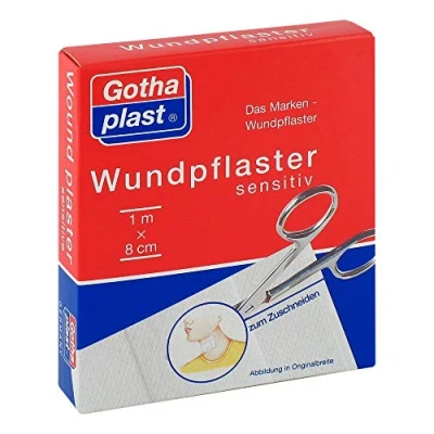 Abbildung von Gothaplast Wundpfl.sensitiv 8 cmx1 m geschnitten