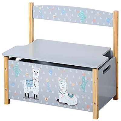 Abbildung von Kesper Ablageregal Kinder Sitzbank, Alpaka, FSC