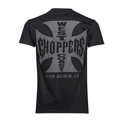 Abbildung von WEST COAST CHOPPERS WCC T Shirt Iron Cross Solid Black XXL