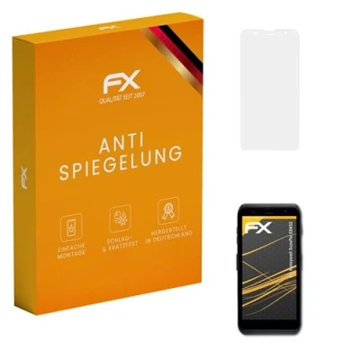 Abbildung von atFoliX Panzerfolie kompatibel mit Honeywell ScanPal EDA52 Schutzfolie, entspiegelnde und stoßdämpfende FX Folie (2X)