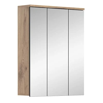 Abbildung von xonox.home X12B8725 Mason Spiegelschrank Bad 60 cm breit, Badschrank, Hängeschrank x 77 18