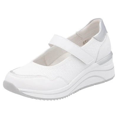 Abbildung von Remonte Riemchenballerina, Keilabsatz, Halbschuh, Freizeitschuh mit Soft Einlage
