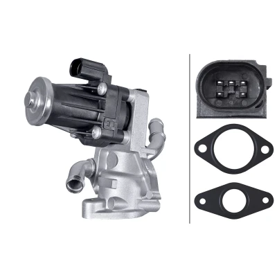 Abbildung von HELLA 6NU 010 171 661 AGR Ventil elektrisch mit Dichtungen FORD: Transit Mk6 Kastenwagen, Ranger Mk3, Custom V362 Kastenwagen