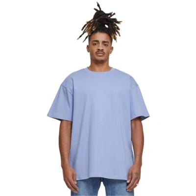 Abbildung von Build Your Brand Herren BY102 Heavy Oversize Tee T Shirt, violablue, S