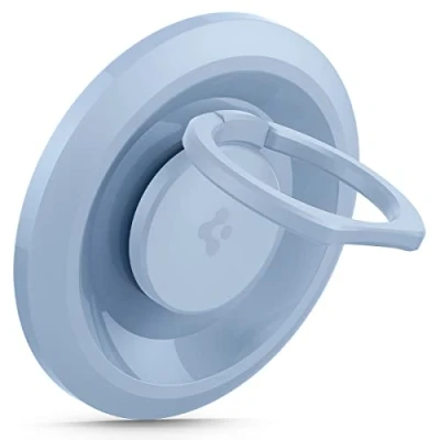 Abbildung von Spigen O Mag Handy Ring Halterung Magnetisch für MagSafe, MagSafe Magnet, Ständer Magnetic Phone Holder Modelle iPhone 16 15 14 13 12 Pro Max/Pro/Plus Blau