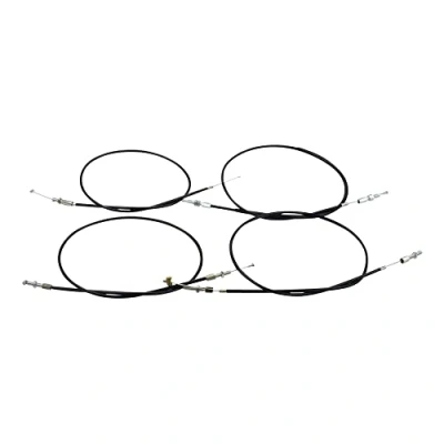 Abbildung von Bowdenzug Set schwarz kompatibel mit Zündapp C 50 Super Typ 441 01L0 / 05L2