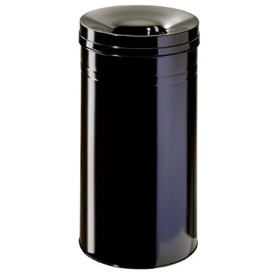 Abbildung von Durable Papierkorb Safe+ rund 30 Liter, schwarz, 332601
