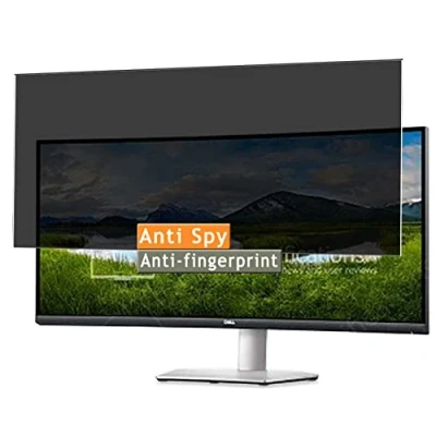Abbildung von Vaxson Anti Spy Schutzfolie kompatibel mit Dell S3422DW 34&quot; Monitor Display folie folien Displayschutzfolie （ nicht Panzer Schutz Glas SchutzGlas PanzerGlas ） Neue
