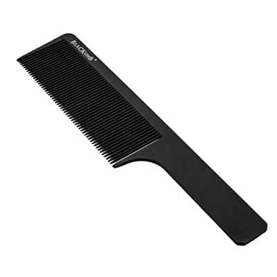 Abbildung von Blackomb Haarschneidekamm Antistatischer Kamm zum Haare Schneiden Haarschneidehilfe Professioneller Haarkamm Schwarz