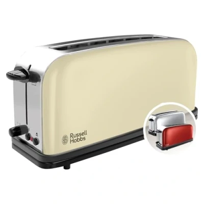 Abbildung von Russell Hobbs Colours Plus+ Classic Cream Long Slot Toaster