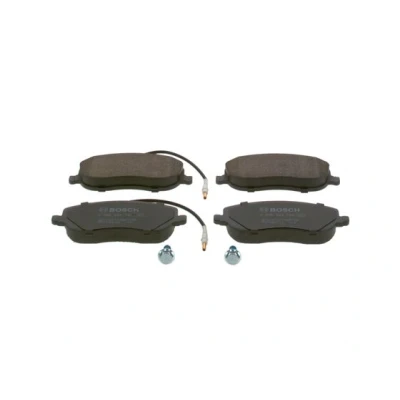 Abbildung von BOSCH 0 986 424 789 Bremsbelagsatz Low Metallic mit integriertem Verschleißsensor Anti Quietsch Blech, Schrauben Zubehör CITROËN: C8