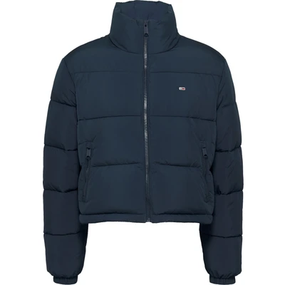 Abbildung von Tommy Jeans Damen Pufferjacke Cropped Essential Puffer Kurz, Blau (Dark Night Navy), XS