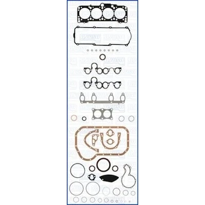 Abbildung von AJUSA 50153200 Dichtungsvollsatz, Motor mit Zylinderkopfdichtung, Ventilschaftabdichtung MULTILAYER STEEL VOLKSWAGEN: Corrado, GOLF 2