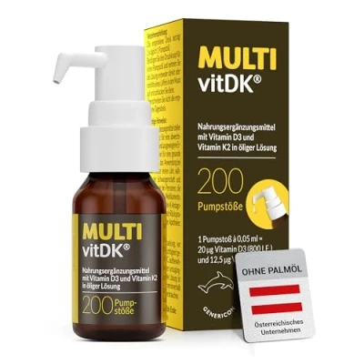 Abbildung von Multivitdk Lösung Vitamin D3+K2 10 ml
