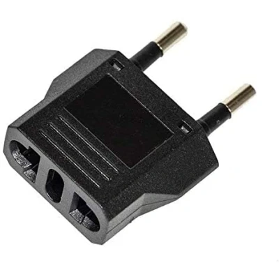 Abbildung von 2 x US Reiseadapter Stecker Adapter USA China Kanada Steckdose HK zu EU