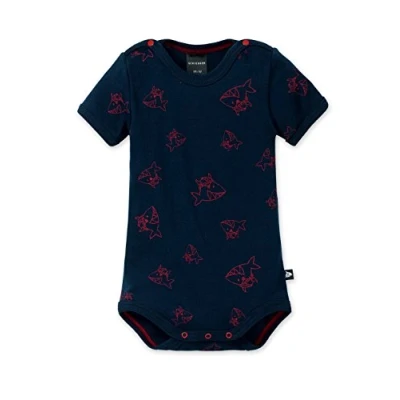 Abbildung von Schiesser Baby Jungen 1/2 Body, Blau (Nachtblau 804), 98 (Herstellergröße: 098)