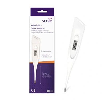 Abbildung von scala SC 1080 Veterinär Tier Thermometer weiß