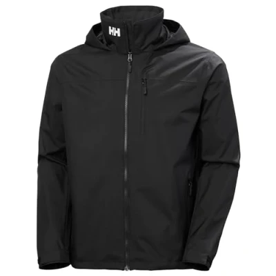 Abbildung von Helly Hansen Herren Crew Hooded Jacke, Schwarz 2.0, M