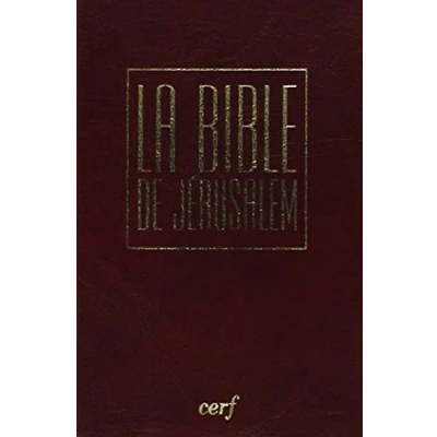 Abbildung von LA BIBLE DE JERUSALEM VOYAGE bordeaux SOUS ETUI: Edition PVC