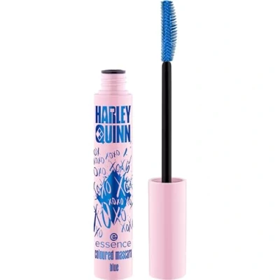 Abbildung von essence Harley Quinn coloured mascara, Nr. 02, Blau, definierend, Färbeeffekt, verlängernd, farbintensiv, vegan, ohne Mikroplastikpartikel, Nanopartikel frei, Parfüm, 1er Pack (12ml)