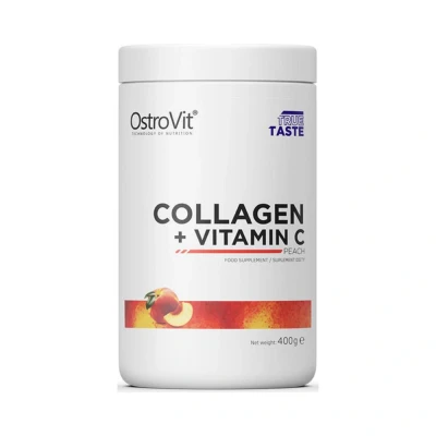 Abbildung von OstroVit Collagen + Vitamin C (400g) Peach