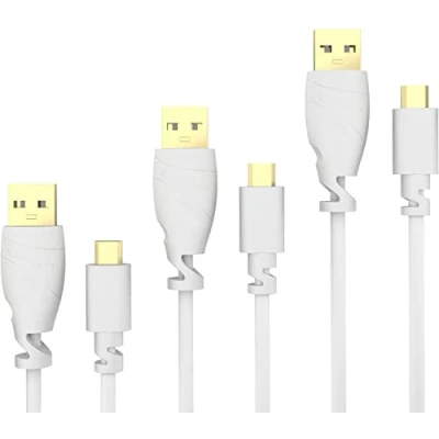 Abbildung von KabelDirekt Micro USB Kabel 3x 1,5m (USB 2.0, Ladekabel, Datenkabel, weiß) TOP Series