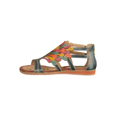 Abbildung von LAURA VITA Damen VACCAO Sandalen, Blau (Jeans Jeans), 35 EU