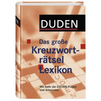 Abbildung von (Duden) Das große Kreuzworträtsel Lexikon