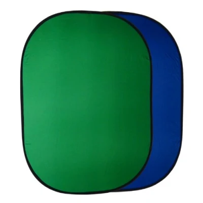 Abbildung von DynaSun Hintergrund Faltreflektor 2in1 Reflektor faltbar RE2010BG 150x200cm XXL Blau Grün +Tasche