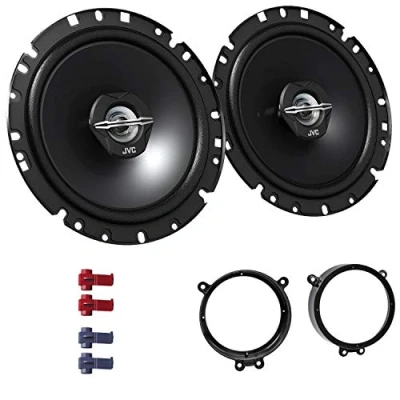 Abbildung von JVC CS J1720X Lautsprecher mit Einbauset passend für Ford Mondeo IV (BA7) 2007 2014 Türen vorne 600 W 170mm 2 Wege Koax